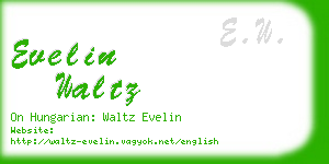 evelin waltz business card